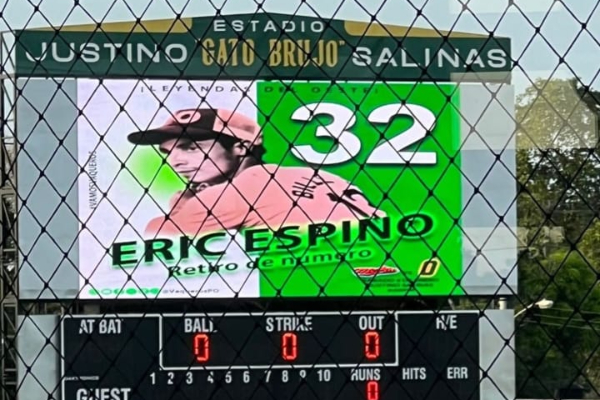 El equipo de Panamá Oeste retiró el número 32 de Eric Espino. Foto: Cortesía