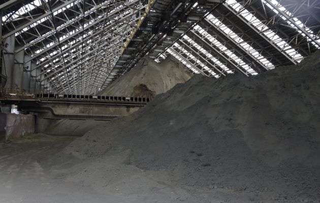  132 mil toneladas de concentrado de cobre en bodegas de Minera Panamá. Foto: Víctor Arosemena