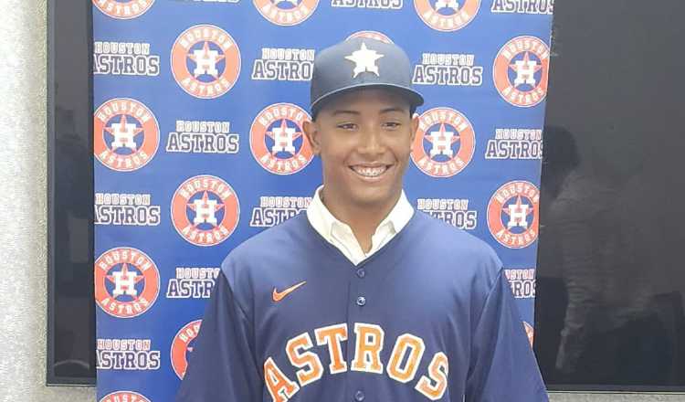 Adrián Amir Ardines de los Astros de Houston. Foto: Cortesía