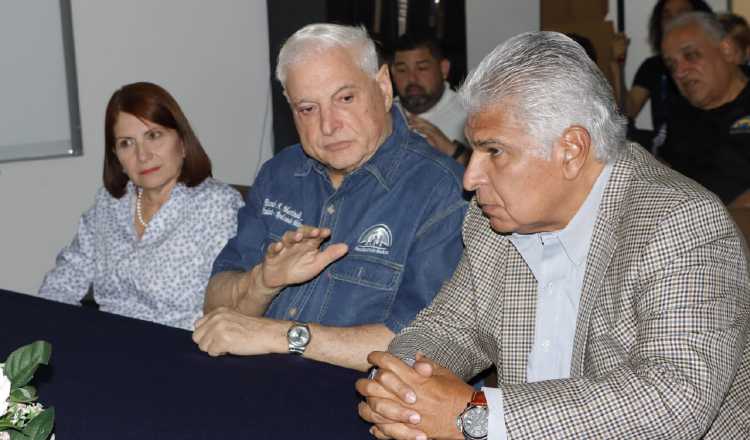 Ricardo Martinelli y José Raúl Mulino denunciaron la judicialización política en Panamá. Foto: Archivo