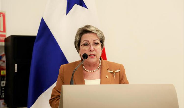 La presidenta de la Corte Suprema de Justicia, María Eugenia López Arias.