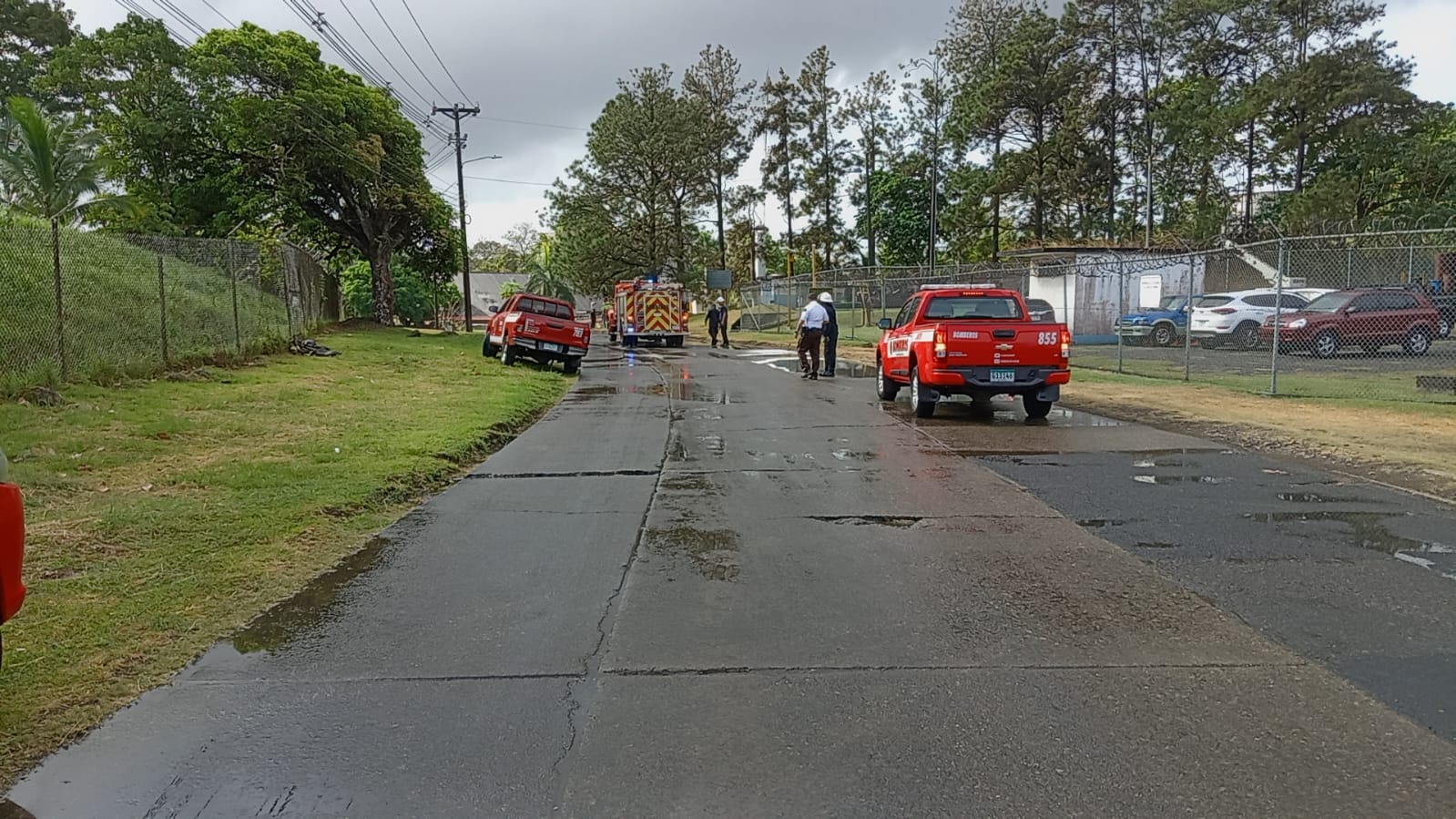 Lugar donde ocurrió el derrame de la sustancia. Foto/Diomedes Sánchez