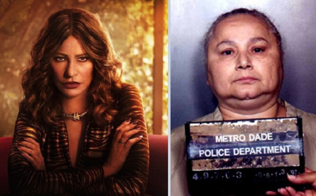 Sofía Vergara como 'Griselda' y Griselda Blanco. Fotos: Netflix/Internet