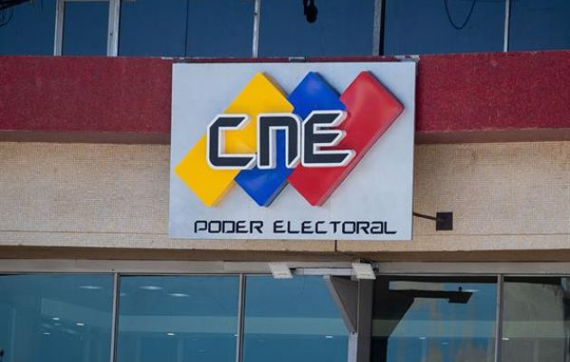 El Consejo Nacional Electoral (CNE) en su sede en Caracas (Venezuela). Foto: EFE