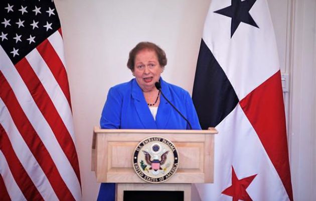  La embajadora de Estados Unidos en Panamá, Mari Carmen Aponte. Foto: EFE