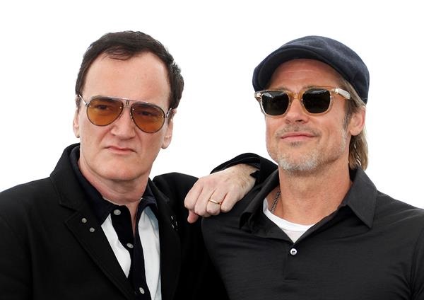 Quentin Tarantino y Brad Pitt. Foto: EFE/Archivo