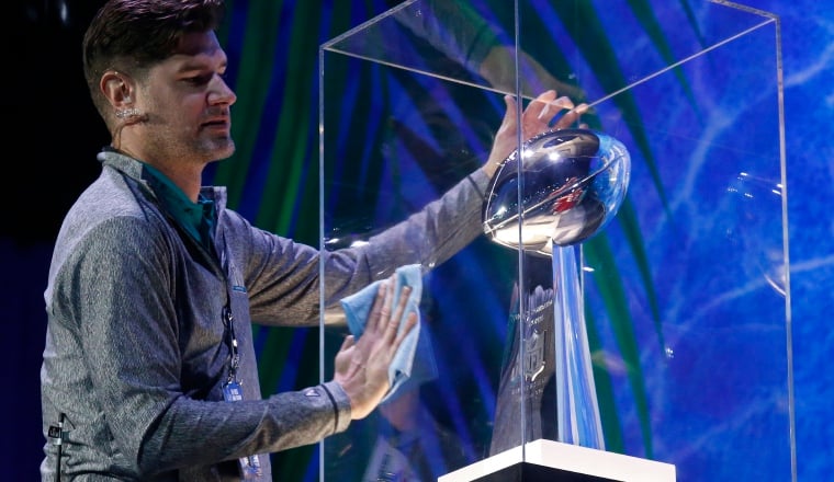 El trofeo Vince Lombardi. EFE