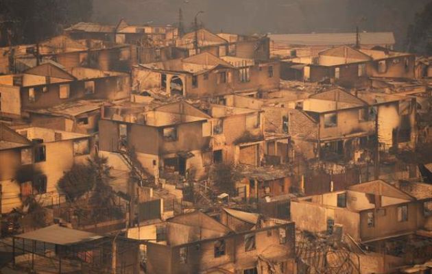The death toll from the wildfires in Chile has risen to 56