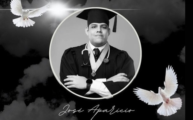 José Aparicio cursaba su primer año de internado en el Santo Tomas.