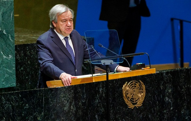 Guterres recordó que los conflictos armados en el mundo tienen atrapados a millones de personas. Foto: EFE