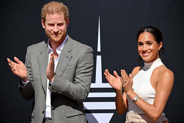 Príncipe Harry y su esposa Megan. Foto: EFE