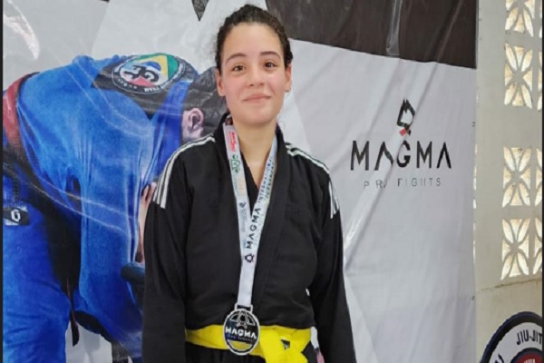 Victoria de León atleta de Jiu Jitsu. Foto: Cortesia