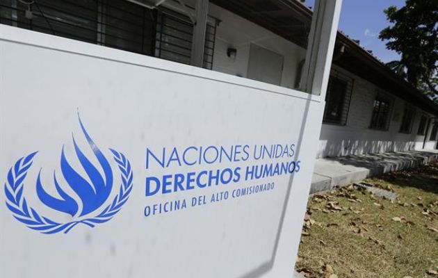 Vista exterior de la oficina del Alto Comisionado de las Naciones Unidas para los Derechos Humanos en Panamá. Foto: EFE