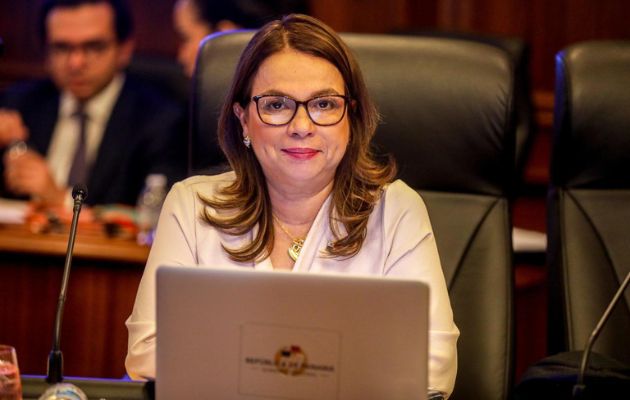 La ministra de Educación Maruja Gorday de Villalobos. Foto: Cortesía Presidencia