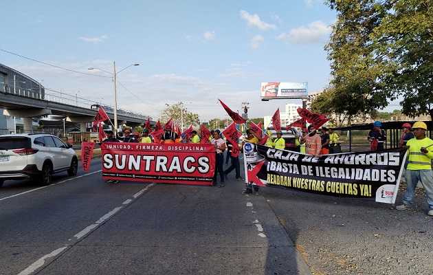 Suntracs anunció una huelga nacional de advertencia para el 19 de marzo. Foto: Cortesía