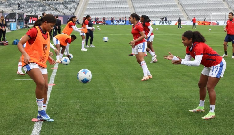 Jugadoras de la selección femenina de Panamá. Foto: Fepafut