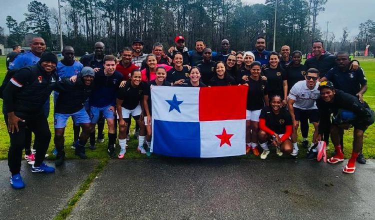 Representación futbolística panameña en Georgia, Estados Unidos. Foto: Cortesía