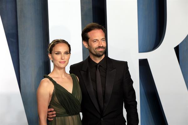 Natalie Portman y su exesposo Benjamin Millepied. Foto:  EFE