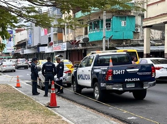 Al lugar donde se dio el hecho violento llegó la Policía Nacional y el Ministerio Público. Foto: Diomedes Sánchez  