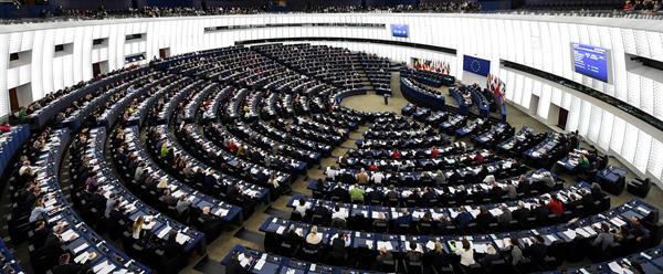  Pleno del Parlamento Europeo en Estrasburgo.