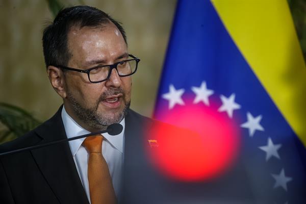 El ministro de Relaciones Exteriores de Venezuela, Yván Gil 