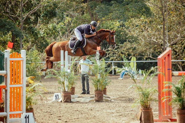 El torneo de equitación fue muy competitivo. Foto: Cortesía