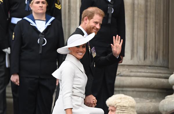 Meghan Markle y Harry. Foto: EFE/Archivo