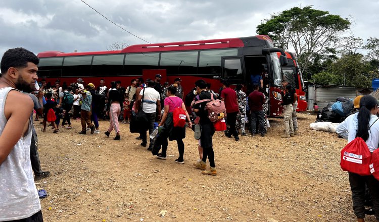 La mayoría de los migrantes que están circulando por el país vienen procedente de Venezuela y Haití. Migración Panamá.