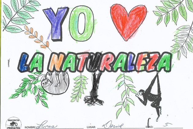Los niños aprenden desde temprano el amor por la naturaleza. Foto: Cortesía