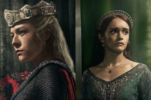 Rhaenyra Targaryen (Emma D’Arcy) y Alicent Hightower (Olivia Cooke). Fotos: HBO