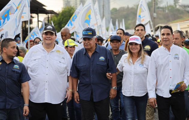Recorrido de José Raúl Mulino y Sergio