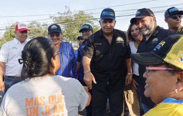 Recorrido del candidato presidencial José Raúl Mulino. Foto: Cortesía