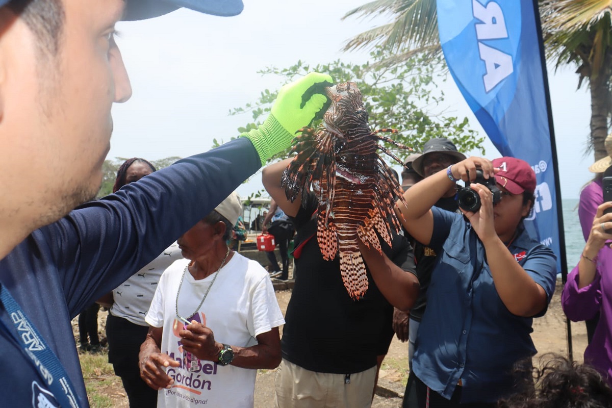  la disciplina Scuba fue ganada por la Policía Nacional con 13 peces capturados. Foto: Cortesía  ARAP. 