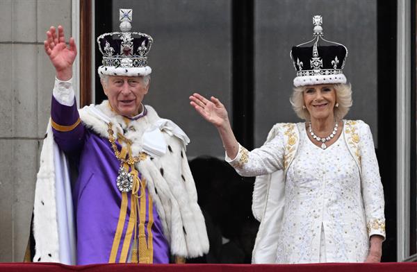 El rey Carlos III de Inglaterra y la reina Camila. Foto: Archivo