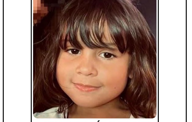 La niña Kai Lia  Martínez está desaparecida desde diciembre. Foto: Cortesía
