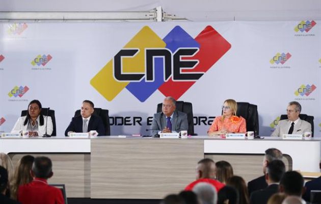 El Consejo Nacional Electoral (CNE). Foto: EFE