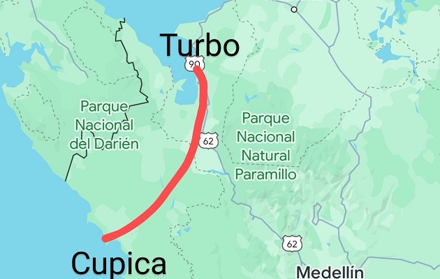 La línea férrea de doble vía  abarcaría 198,6 kilómetros. 