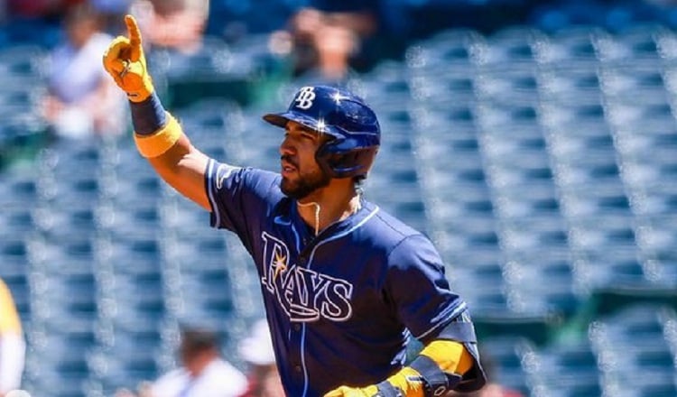 Panameño José 'Chema' Caballero, jugador de los Rays. Foto: Instagram