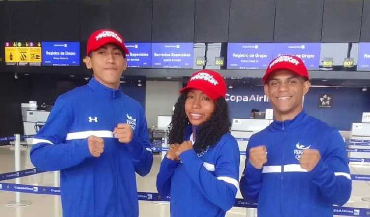Boxeadores panameños en los Juegos de Sucre 2024. Foto: Fedebop  