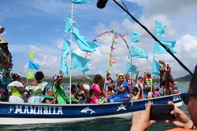  Se hará el desfile acuático por la bahía de Portobelo para retornar desde el muelle a la tarima de presentaciones. Foto: Archivo. 