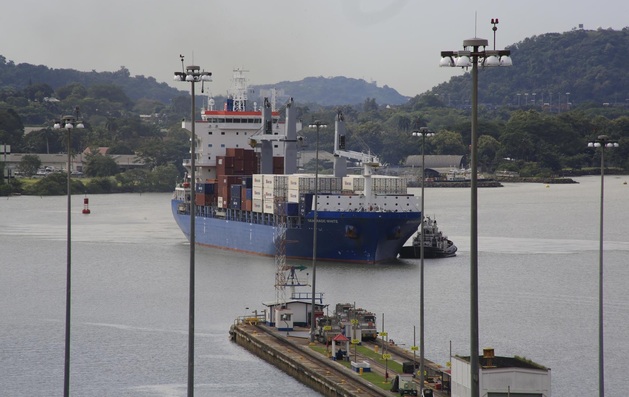 Canal de Panamá enfrenta una desafiante crisis hídrica. Foto: EFE 