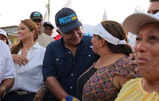 Recorrido del candidato presidencial José Raúl Mulino. Foto: Cortesía