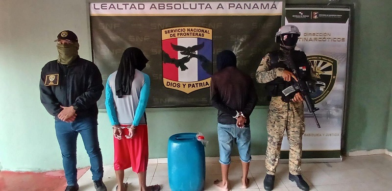 Ambos fueron llevados a  una audiencia del Sistema Penal Acusatorio (SPA) realizada en la provincia de Colón. Foto: Diomedes Sánchez 