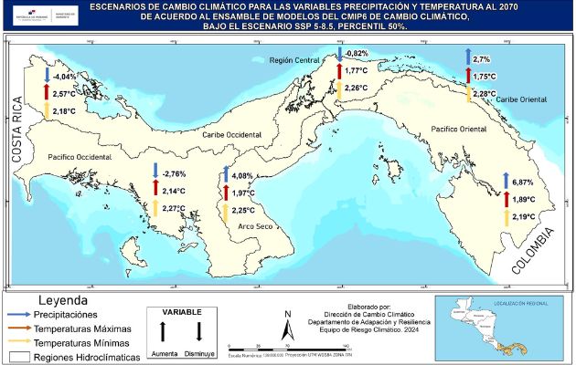 Aumento de las temperaturas y variaciones en los patrones de lluvias proyectan escenarios de cambio climático. Foto: Cortesía