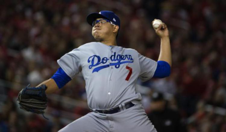 Julio Urías, exlanzador de los Dodgers. Foto: EFE