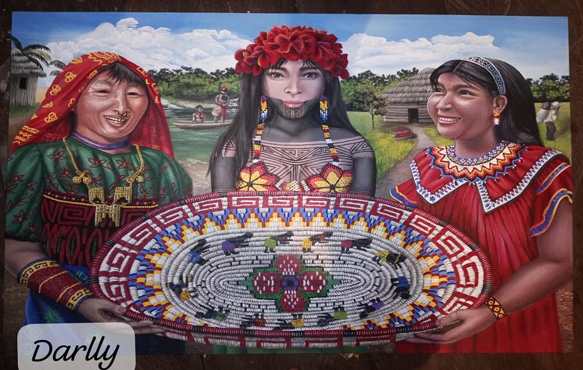 Representación de las etnias nativas de Panamá. Foto: Cortesía