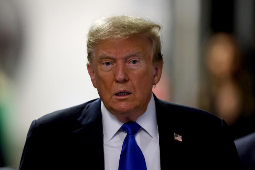 Juicio penal contra el expresidente de EE.UU. Donald Trump. Foto: EFE