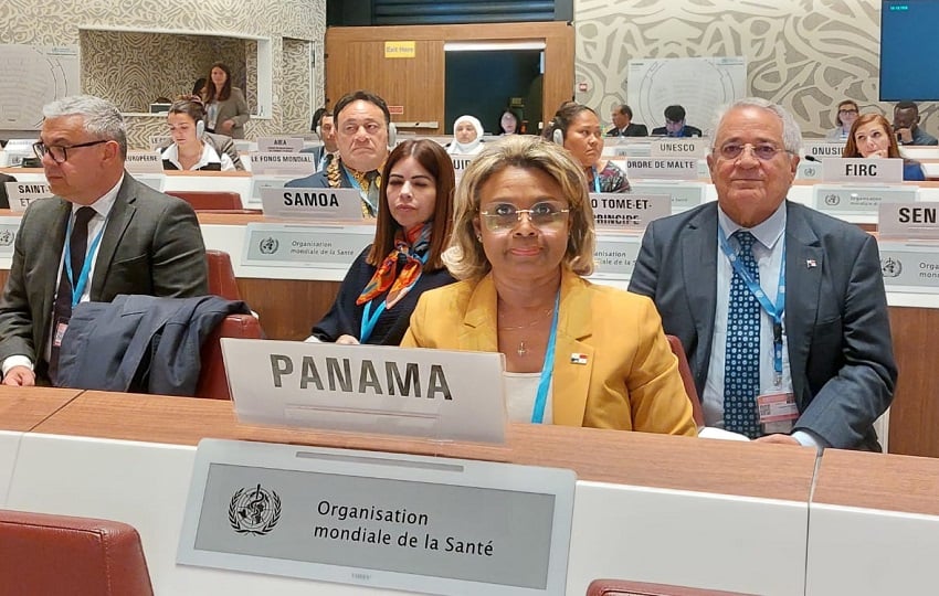 La viceministra Ivette Berrio en la Asamblea Anual de la OMS. Foto: Cortesía La viceministra Ivette Berrio en la Asamblea Anual de la OMS. Foto: Cortesía