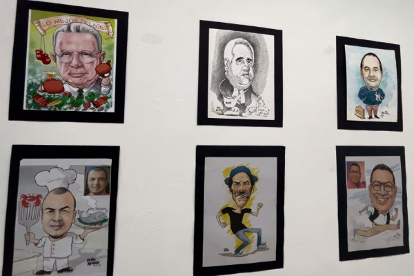 Caricaturas emblemáticas. Foto: Cortesía Caricaturas emblemáticas. Foto: Cortesía