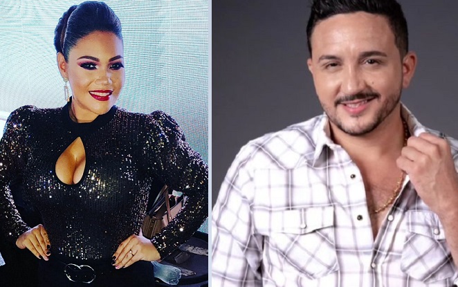 Angélica De La Cruz y Lucho Pérez. Foto: Instagram